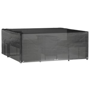 Покривало за градински мебели 16 капси 250x250x90 см квадратно