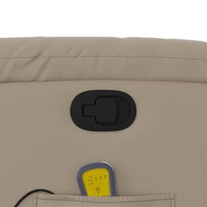 Масажен наклоняем стол, капучино, изкуствена кожа