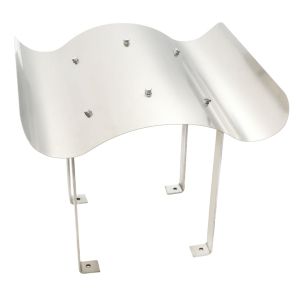 Шапка за комин, неръждаема стомана, 70 х 70 х 37 см