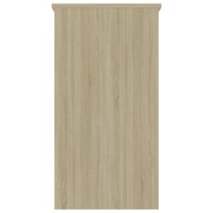 Бюро, дъб сонома, 80x40x75 см, инженерно дърво