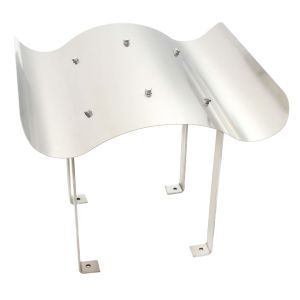 Шапка за комин, неръждаема стомана, 60 х 80 х 39 см