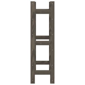 Стойка за вино за 30 бутилки, сива, бор масив