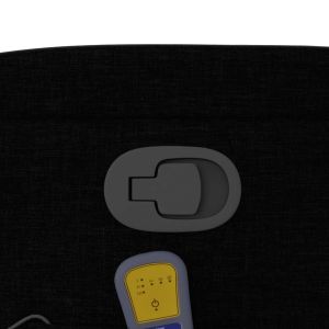 Масажен наклоняем стол, черен, текстил