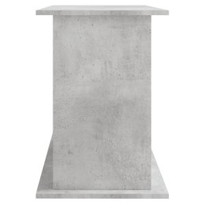 Стойка за аквариум, бетонна, сива, 101x41x58 см, инженерно дърво