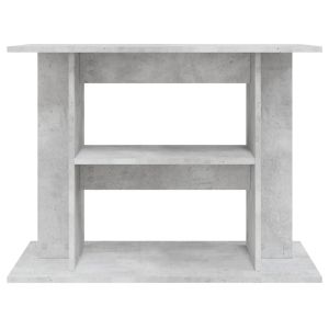 Стойка за аквариум, бетонна, сива, 80x35x60 см, инженерно дърво