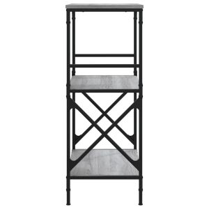 Библиотека 3 рафта сив сонома 59x35x90,5 см инженерно дърво