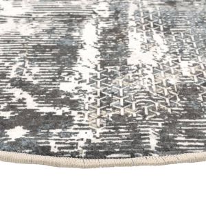 Перящ се килим многоцветен Ø 120 см