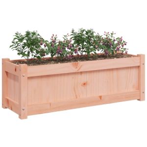 Градински сандък, 90x31x31 см, дугласко дърво масив