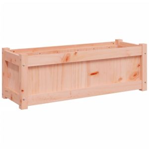 Градински сандък, 90x31x31 см, дугласко дърво масив