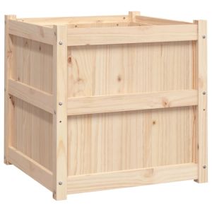 Градински сандък, 60x60x60 см, бор масив