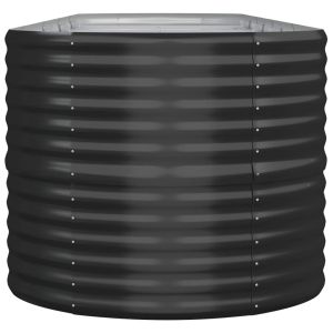 Градинска повдигната леха поцинкована стомана антрацит