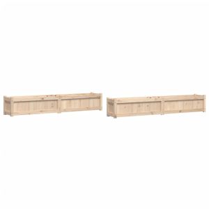 Градински сандъци, 2 бр, борово дърво масив