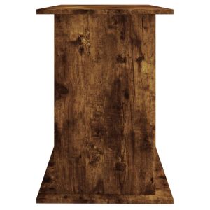 Поставка за аквариум, опушен дъб, 121x41x58 см, инженерно дърво