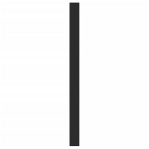 Дръжки за шкафове, 10 бр, черни, 160 мм, неръждаема стомана