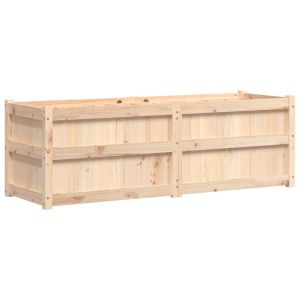 Градински сандък, 150x50x50 см, борово дърво масив