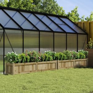 Градински сандъци, 2 бр, импрегнирана борова дървесина