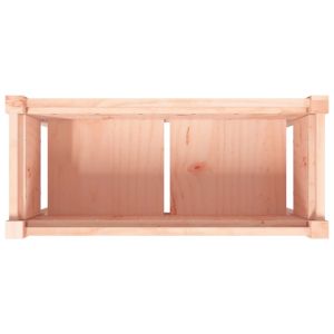 Градинска кашпа с крака, 70x31x70 см, дугласко дърво масив