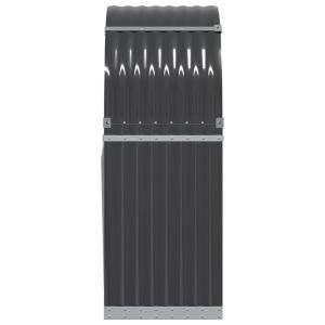 Държач за дърва, антрацит, 80x45x120 см, поцинкована стомана