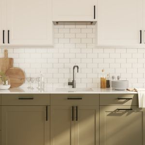 Дръжки за шкафове, 20 бр, черни, 160 мм, неръждаема стомана