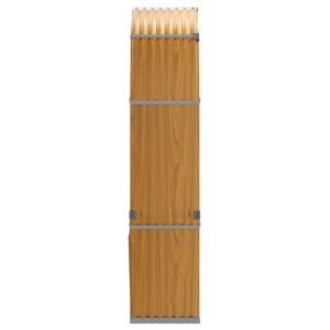 Поставка за дърва, дървесен вид, 120x45x210 см, стомана