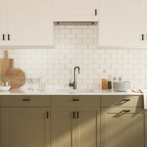 Дръжки за шкафове, 20 бр, черни, 64 мм, неръждаема стомана