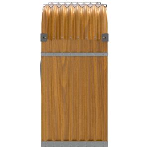 Поставка за дърва, дървесен вид, 120x45x100 см, стомана