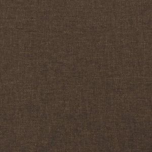Табла за легло, тъмнокафява, 200x5x78/88 см, плат