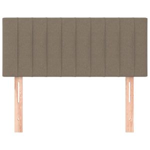 Горна табла за легло, таупе, 80x5x78/88 см, плат