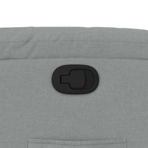 Реклайнер стол, светлосив, текстил