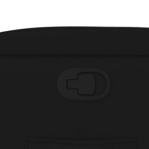 Реклайнер, черен, изкуствена кожа