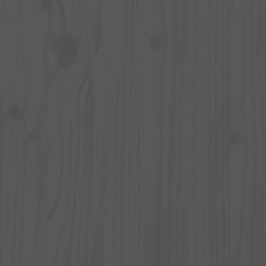 Пясъчник със седалки, сив, квадратен, масивна дървесина бор