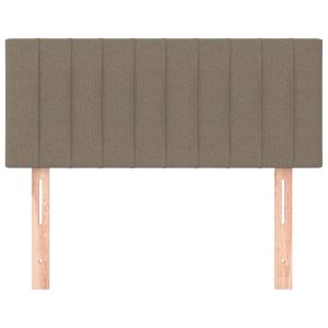 Горна табла за легло, таупе, 100x5x78/88 см, плат