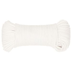 Въже за лодка бяло 3 мм 25 м полипропилен