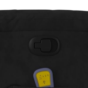 Масажен наклоняем стол, черен, микрофибърен текстил