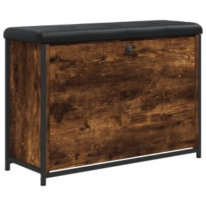 Пейка за обувки с подвижно чекмедже, опушен дъб, 82x32x56 см