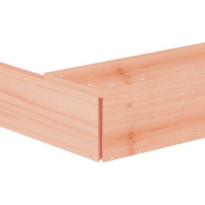 Пясъчник със седалки, осмоъгълен, масивна дугласка дървесина