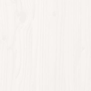 Градински ъглови дивани, 2 бр, бели, бор масив