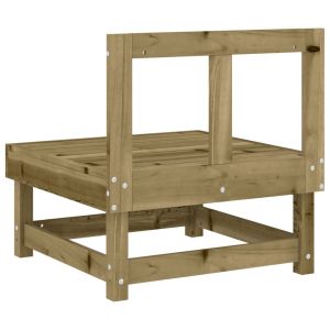 Градински средни дивани, 2 бр, импрегниран бор