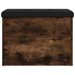Пейка за съхранение, опушен дъб, 62x42x45 см, инженерно дърво