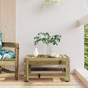 Градинска табуретка, импрегнирана борова дървесина