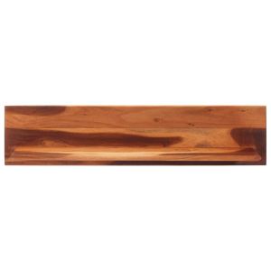 Стенни рафтове, 2 бр, 112x20x26 см, акациево дърво масив