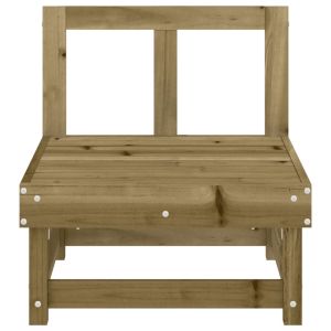 Градински средни диван, импрегниран бор