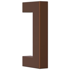 Дръжки за шкафове, 20 бр, бронз, 64 мм, неръждаема стомана