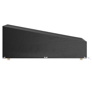 Покривала за шезлонги 2 бр 12 капси 200x65x35/60 см полиетилен