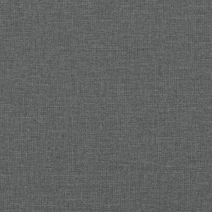 3-местен диван, Тъмносив, 180 см, плат
