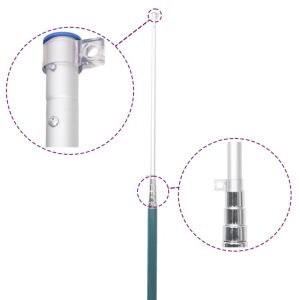 Флаг на Украйна и стълб, 5,55 м, алуминий