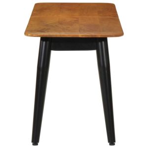 Пейка, 160x40x45 см, мангово дърво масив и желязо