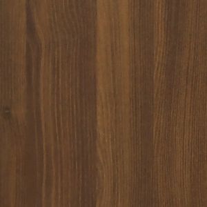 Бюро с чекмедже и шкаф кафяв дъб 100x40x73 см инженерно дърво