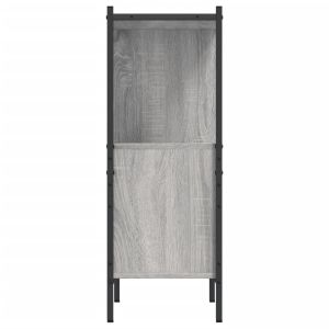 Библиотека, сив сонома, 72x28x77,5 см, инженерно дърво