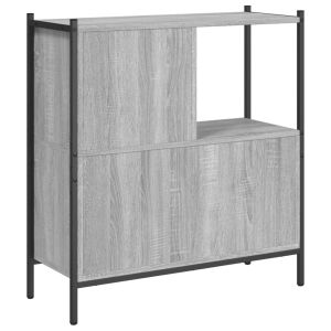 Библиотека, сив сонома, 72x28x77,5 см, инженерно дърво
